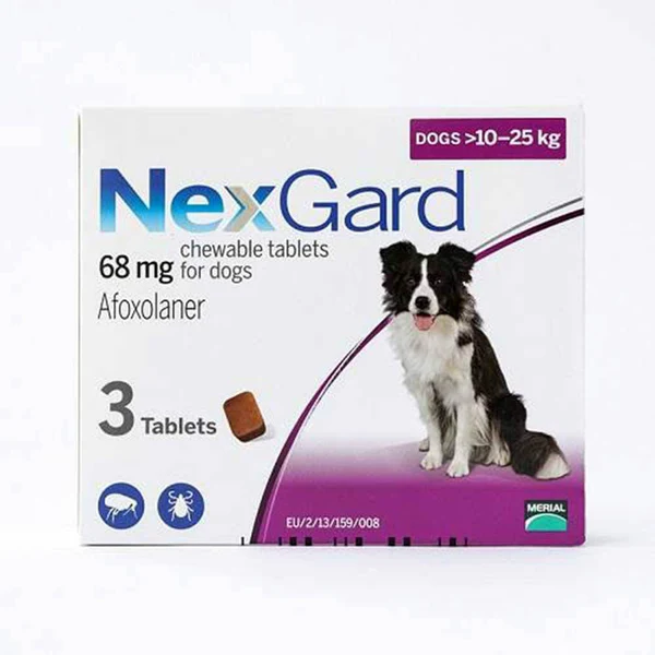 Nexgard Chewables for Large Dogs - Purple Pack 24-60 lbs (10-25 kg)
