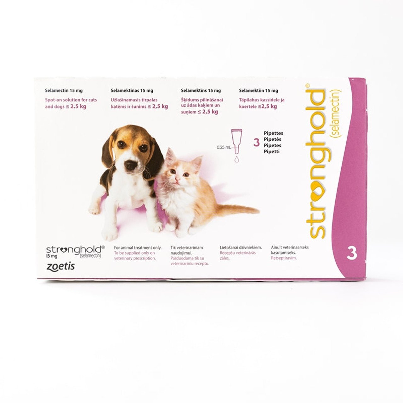 Stronghold Pink For Puppy and Kittens Under 5lbs (2.5kg)
