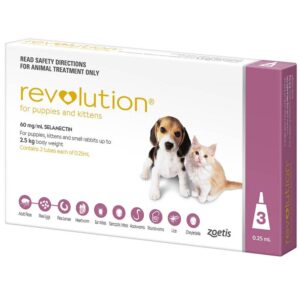 Revolution for Kittens & Puppies Under 5 lbs Flea, Tick & Parasite Protection