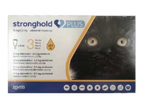 Stronghold Plus (Yellow) for Small Cats less than 5.5 lbs (2.5 kg)