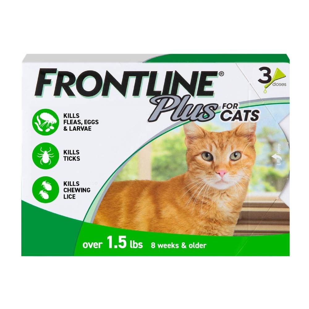 Frontline Plus for Small Cats 8 Week or Older - Green